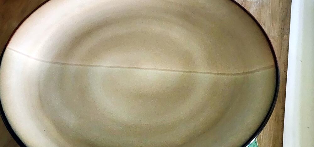 Pfaltzgraff JAVA 12" Round Chop Plate Serving Platter See Pictures
